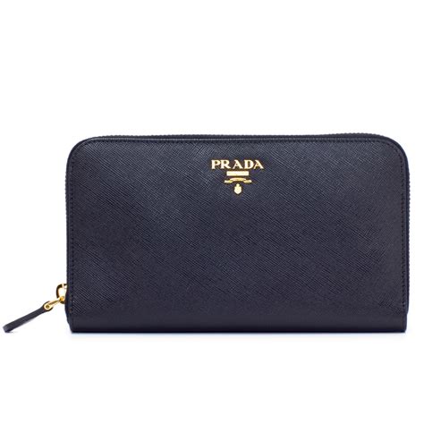 prada 1m0506|Prada NEW Saffiano Metal Continental Zip Around Clutch Wallet .